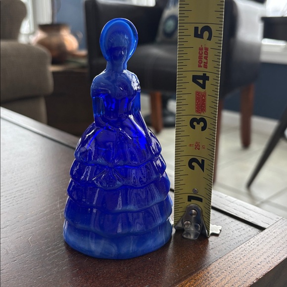 Cobalt blue Slag Melanie Southern Belle Lady, vintage antique Summit Art Glass - Picture 6 of 7